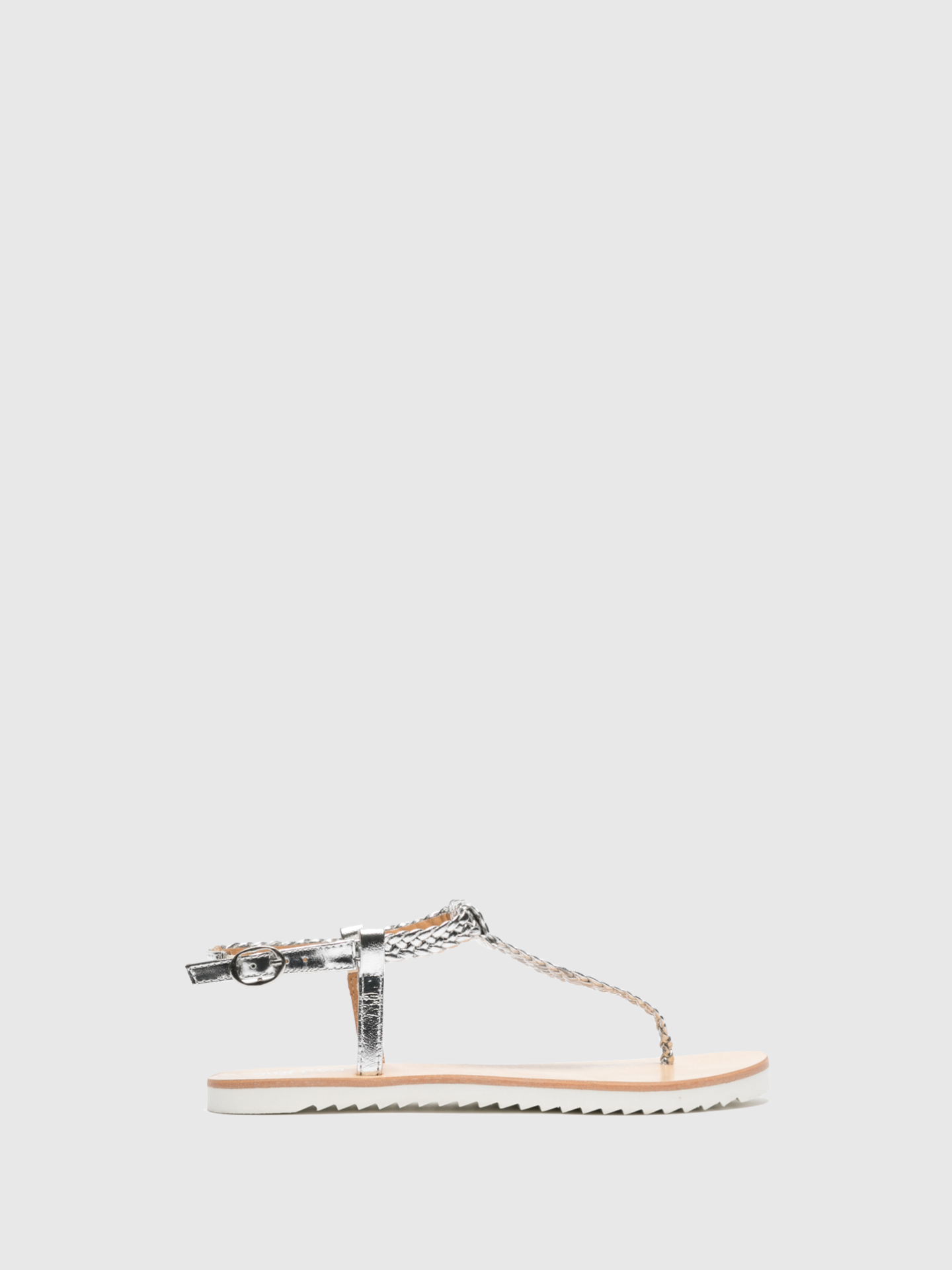 Foreva Silver Flat Sandals